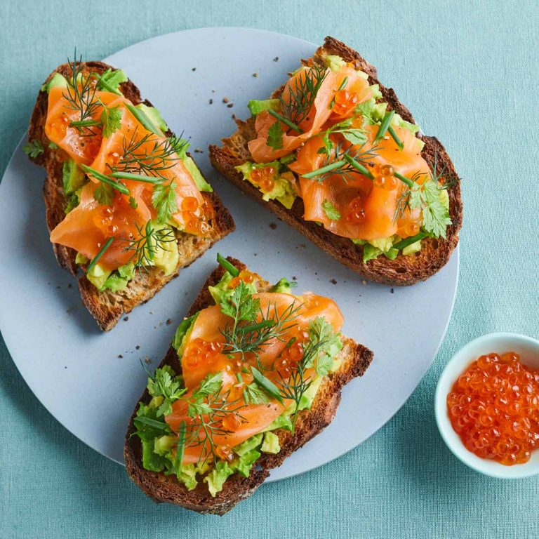 Recette saumon fumé oeufs de saumon